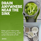 Gevoli 3-Pack Collapsible Colanders - Image 5