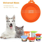 Yobbai 6 packs Pet Food Can Lids, Food Safe BPA-Free & Dishwasher Safe - Image 4