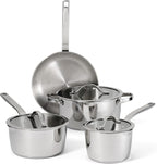 Tramontina Tempo Tri-Ply Base Stainless Steel 7-Piece Cookware Set by Tramontina