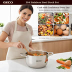 GEDO Stainless Steel Stock Pot - Image 2