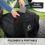 REDCAMP Folding Outdoor Stove Windscreen, 10 Plates Iron Camping Stove - Image 7