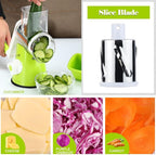 Ourokhome Rotary Cheese Grater Hand Crank, Kitchen Shredder Speed Mandolin - Image 5