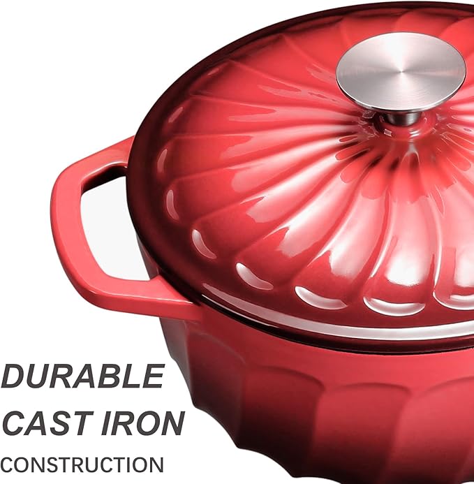 Enameled Cast Iron Dutch Oven Pot - Image 3