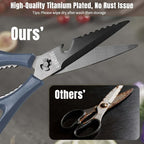 Kitchen Scissors All Purpose, Extra Sharp Kitchen Shears - Image 8
