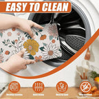 Boho Flower Dish Drying Mat for Kitchen Counter Microfiber Absorbent Dish - Image 4