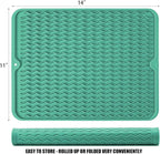 Large 14" x 11" Silicone Dish Drying Mat - Image 2