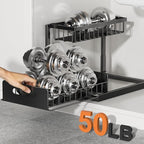 REALINN Under Sink Organizer, Pull Out Cabinet Storage 2 Tier Slide Out Sink - Image 3