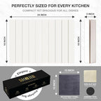 Large Stone Drying Mat for Kitchen Counter | 24"x16" | Fast Drying Collapsible - Image 3