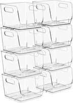 Sorbus Stackable Storage Bins Open Front, Pantry Bins by Sorbus