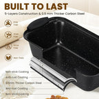Kikcoin 22 PCS Nonstick Baking Pans Set, Stackable Bakeware Sets - Image 3