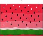 Watermelon Dish Drying Mat for Kitchen Counter Fruit Drying Pad Absorbent by MOUNTANLLY