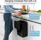 Tiyafuro 2.4 Gallon Kitchen Compost Bin - Image 2