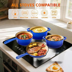 Hisencn Enameled Cast Iron Cookware Set - Image 6