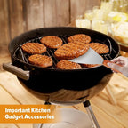 Small Flat Metal Spatula Scraper Set, Griddle Grill Scrapers - Image 2