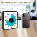Secura 60-Minute Visual Countdown Timer, 7.5-Inch Oversize Classroom Visual - Image 4