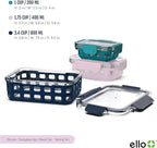 Ello Duraglass Mixed Meal Prep Sets Leak-Proof Glass Food Storage Containers - Image 3