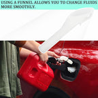 Msyuusr 2PCS Capless Gas Tank Funnel，Funnels - Image 3