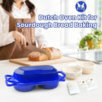 YONILL Mini Double Dutch Oven for Sourdough Bread Baking - Image 7