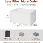 StorageWorks Collapsible Shelf Baskets, Storage Bins - Image 4