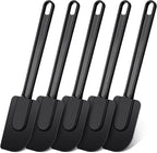 Meekoo 5 Pieces 10 Inch Rubber Spatula, 500°f High Heat Resistant Silicone by meekoo