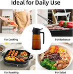 Aovdy 16oz/470ml Glass Oil Dispenser & Sprayer - Image 2