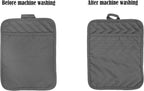 Oven Pot Holder with Pocket Cotton Heat Resistant Coaster Potholder Kitchen Hot - Image 5
