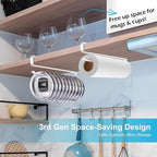 2pack Tumbler Lid Organizer for Corner Cabinets, Space-Saving Cup Holder - Image 3
