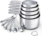 TILUCK Stainless Steel Measuring Cups & Spoons Set, Cups and Spoons, Kitchen by TILUCKBringsGoodLuck