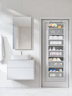JARLINK 2 Pack Over the Door Organizer Storage, 5 Shelf Hanging Door Organizer - Image 2