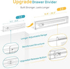 Vtopmart 12 Pack 2.36" Short Upgrade Drawer Dividers - Image 6