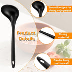 40 Pack Plastic Ladle Spoons, 1.5 Oz Solid Durable Disposable Serving Spoons - Image 3