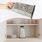 Supercenter Cheese Grater, Size 4-Sided Stainless Steel Box Grater, Food - Image 6