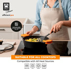 BRA COOKWARE Efficient Pro Nonstick Stock Pot w/Lid | 9.5 Inch 4.2 Quart - Image 4