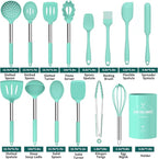 Silicone Cooking Utensil Set, Umite Chef 15pcs Silicone Cooking Kitchen - Image 2