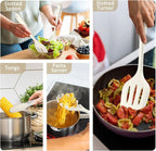 10 Pack Kitchen Utensils Set for Cooking, Leonyo Silicone Cooking Utensils Set - Image 5