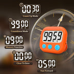 12 Pack Digital Kitchen Timer Small Classroom Timers - Image 7