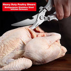 2 Pack Kitchen Shears, Heavy Duty Stainless Steel All-Purpose Poultry Meat - Image 2