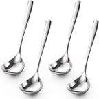 Comicfs 4 Pack Small Ladle Sauce Ladle SUS 304 Stainless Steel Small Serving by Comicfs