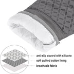 KEGOUU Oven Mitts and Pot Holders 6pcs Set, Kitchen Oven Glove High Heat - Image 3
