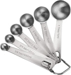 Measuring Spoons, Premium Heavy Duty Stainless Steel Measuring Spoons Cups Set by RenaChris