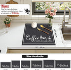 Findosom Dish Drying Mat, Cuttable Drying Mat - Image 2