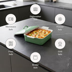 ROSSALLINI Stoneware Casserole Dish Bakeware - Image 6