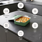 ROSSALLINI Stoneware Casserole Dish Bakeware - Image 6