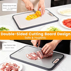 Titanium Cutting Board for Kitchen, Double Sided Cutting Board, Pure Titanium - Image 3