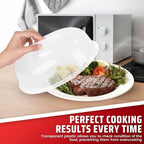 Flexzion 2 Pack 10.5 Inch Microwave Splatter Cover - Image 3
