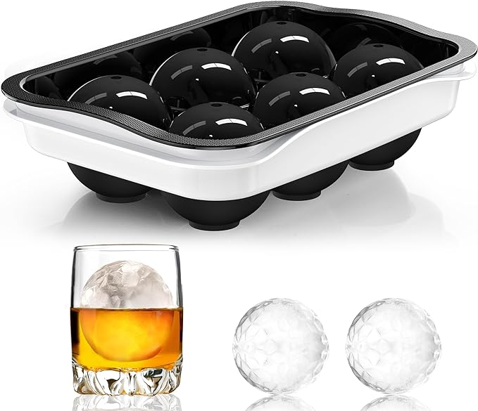 Round Ice Cube Mold with Lid by ICEXXP