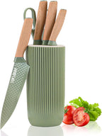 Kitchen Knife Set, Retrosohoo 6-Pieces Green Sharp Knife Set by RETROSOHOO