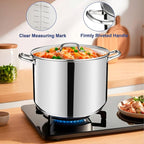 20 QT Stainless Steel Large Stock Pot, LIANYU Heavy Stockpot - Image 6