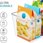 Vtopmart 6 Pack Clear Storage Bins, Pantry Cabinet Organizer Bins - Image 8