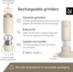 LARS NYSØM Electric Salt and Pepper Grinder Set I Automatic Salt and Pepper - Image 4